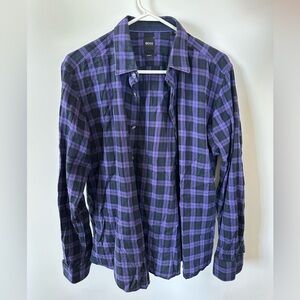 Boss Plaid/Purple Lightweight Flannel